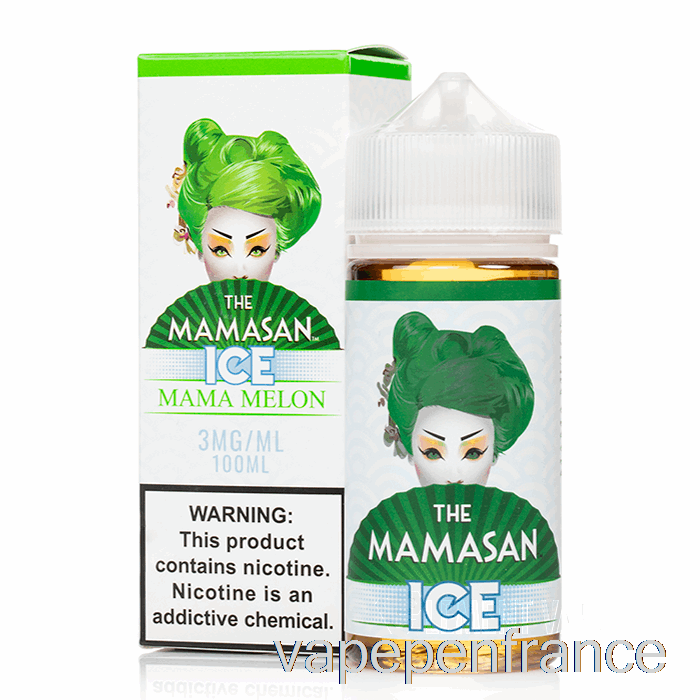 Ice Mama Melon - Le E-liquide Mamasan - 100 Ml 0 Mg Stylo Vape